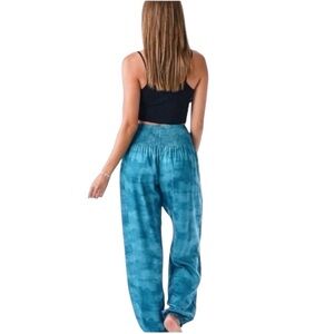 Lotus & Luna green boho jogger pants size M